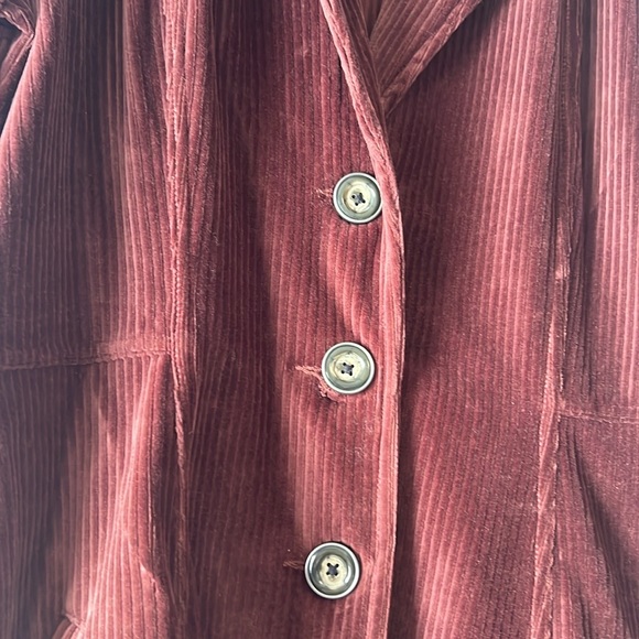Brown corduroy dress cardigan/jacket - Picture 4 of 7